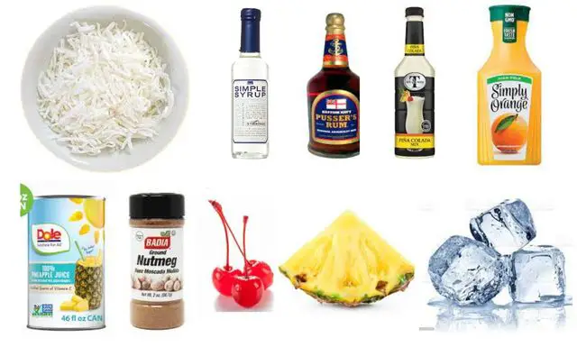 Cheddar's Painkiller Cocktail Recipe Ingredients