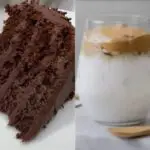 Linda's Fudge Cake With Milk Coffee