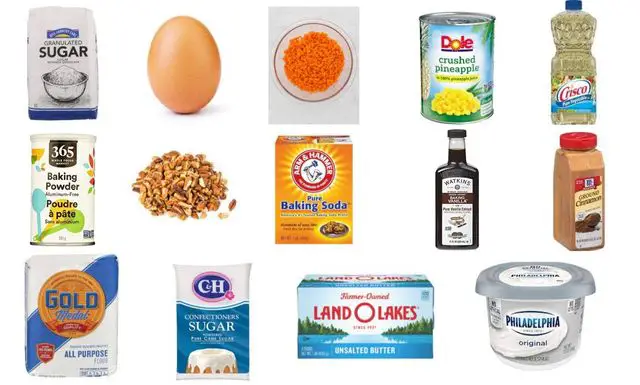 Luby's Carrot Cake Recipe Ingredients