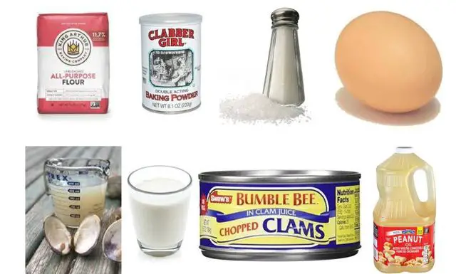 Rocky Point Clam Cake Recipe Ingredients