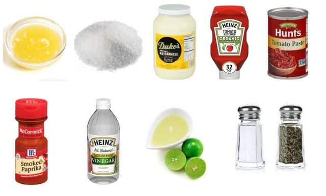 Slim Sauce Recipe Ingredients