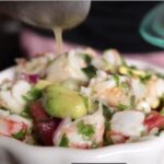 Shrimp Ceviche For Longhorn Margarita