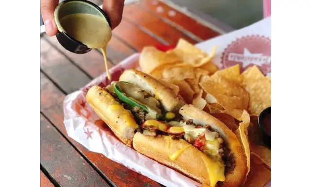 Texadelphia Mustard Blend Recipe With Cheesesteak Sandwich