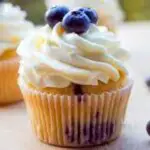Souplantation Blueberry Muffins With Whipped Cream And Berries