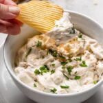 Joanna Gaines French Onion Dip With Potato Chips