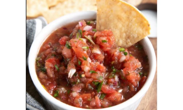Salsa Made With Mrs Wages Salsa Mix