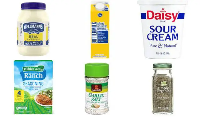 US Pizza House Dressing Recipe Ingredients