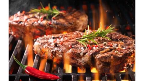 Grilled Meats For Jet Juice As A side Dish