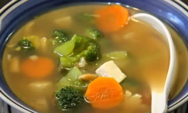 Vegetable Soup For Zaxby's Zensation Zalad As A Side
