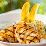 Grilled Chicken With Bahama Breeze Cilantro Crema