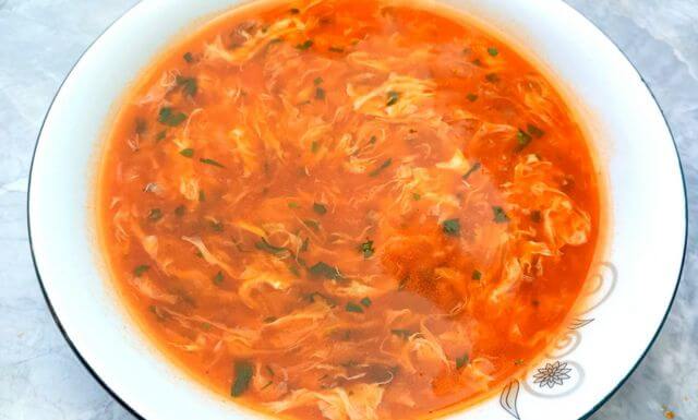 Tomato Egg Soup Recipe