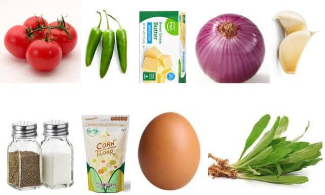 Tomato Egg Soup Recipe Ingredients