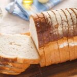 Crusty Bread For Eggplant Omelette As A Side Dish