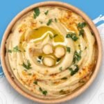 Hummus For Fluffy Turkish Bread As A Side Dish