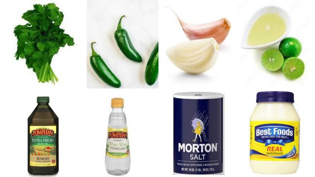 Sophie’s Green Sauce Recipe Ingredients