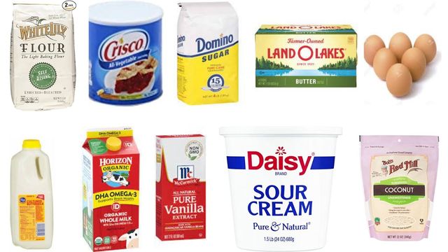 Brenda Gantt Sour Cream Coconut Cake Recipe Ingredients