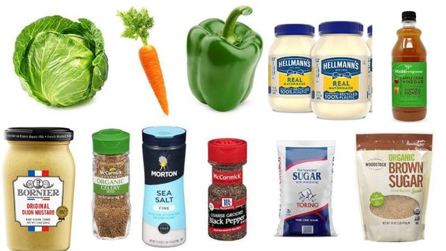 Zaxby's Coleslaw Recipe Ingredients