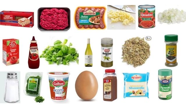 San Giorgio Lasagna Recipe Ingredients