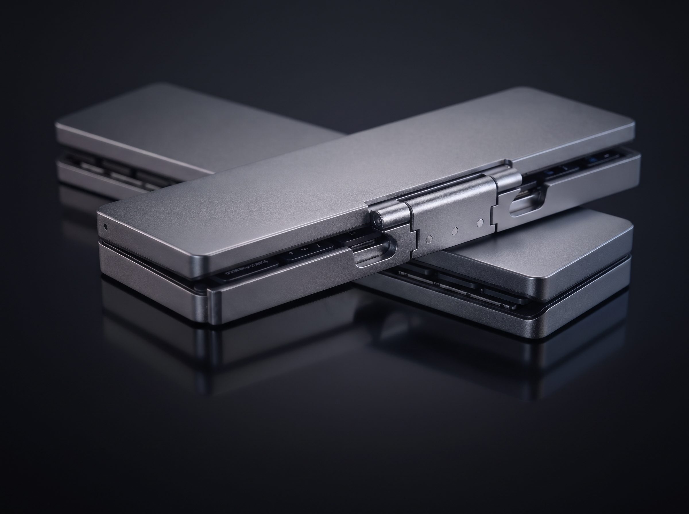 Folded SIKAI CASE keyboard with aluminum shell